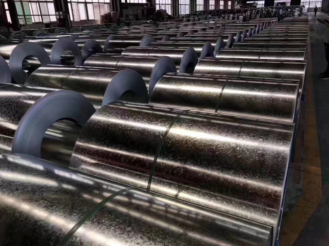 Galvanized Cold Rolled Steel Coil , Smooth Pre Painted Galvanized Steel Sheet In Coil